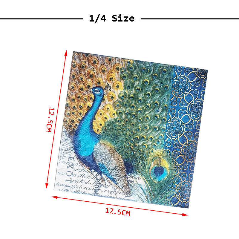 20 vnt. 25 cm povo vienkartinės servetėlės Įvairios senovinės dekupažo medžiagos, skirtos baldams Kalėdų stalo servetėlės