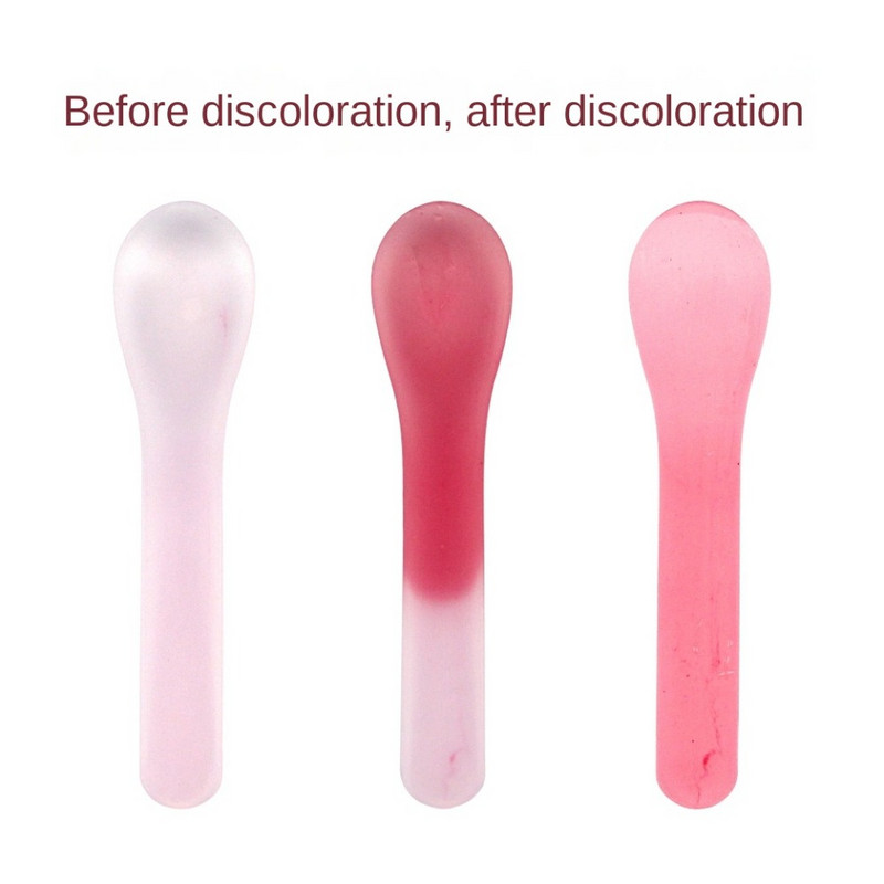 Oranžas krāsas maiņas karotes Rozā purpursarkanas dzimšanas dienas svinību karotes Krāsas maiņa ledus ūdens gadījumā Vienreizēja vai vairākkārtēja lietošana