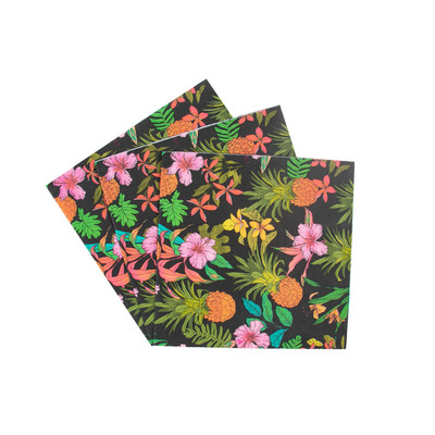 Хавайски Луау парти хартиени салфетки фламинго тропически палмови листа алоха салфетки за еднократна употреба за рожден ден сватба летен парти декор