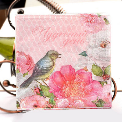 20 τμχ Butterfly Print Ποικιλία Vintage Χριστουγεννιάτικες χαρτοπετσέτες Decoupage Υλικά μιας χρήσης χαρτομάντιλο για πάρτι για χειροτεχνίες επίπλων