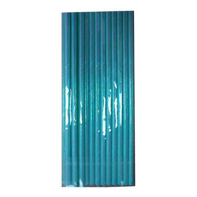 Perlamutra- papīra salmiņi rozā zaļā gradients- papīra dzeršanas salmiņi kāzu dzimšanas dienas ballītes dekors Baby Shower Kid