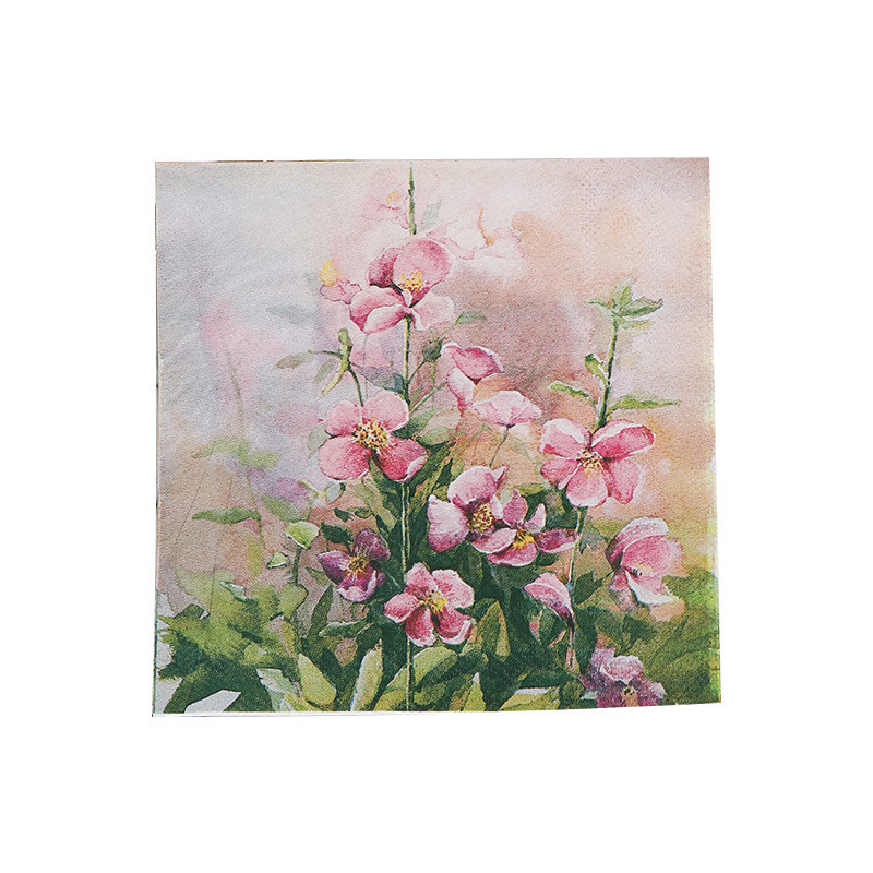 20GAB dažādi ziedu Ziemassvētku salvetes Vintage papīra dvielis Dekupāžai Dekoratīvās mēbeles Amatniecība Kāzu svinību galda piederumi