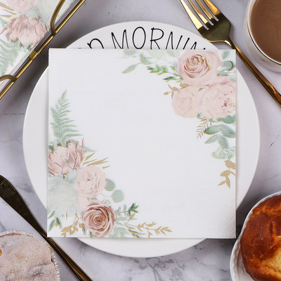 20GAB Vintage Ziedi Dažādi Dekupāžas Salvetes Amatniecība Papīra dvielis mēbelēm Materiāli Dekorēti kāzu ballīšu galda piederumi