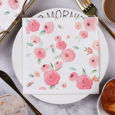 20GAB Vintage Ziedi Dažādi Dekupāžas Salvetes Amatniecība Papīra dvielis mēbelēm Materiāli Dekorēti kāzu ballīšu galda piederumi