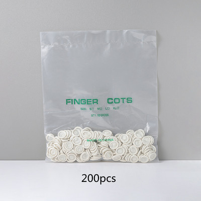 Vienreizējās lietošanas pirkstu gultiņas Latekss Skaistums Pretpūtītes Nodilumizturīgs Elektroniskās rūpniecības apdrošināšana Neslīdošs Biezs Gumijas Pirkstu gultiņas Bārs