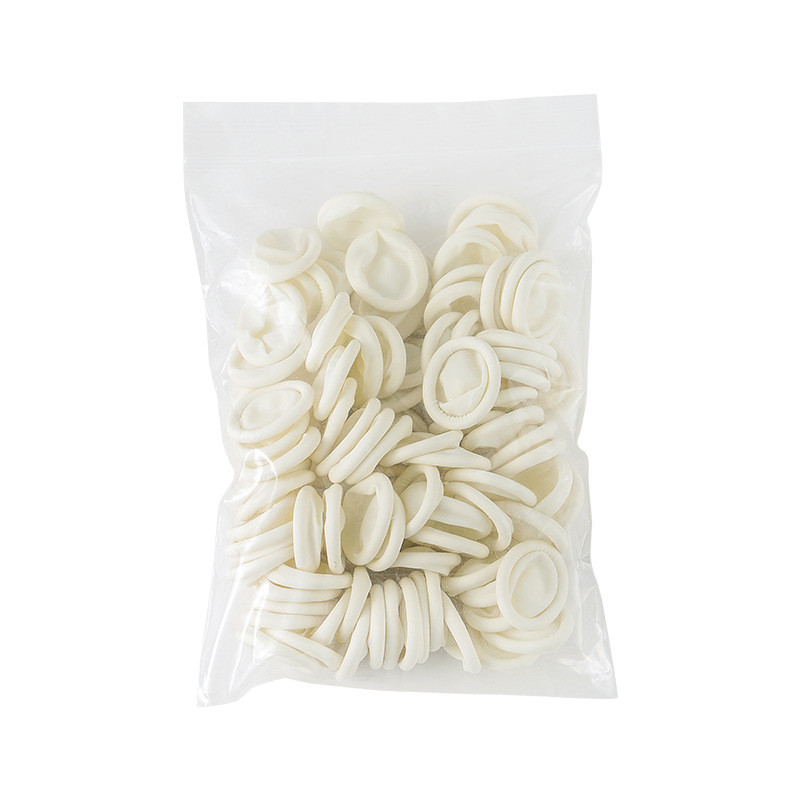 Vienreizējās lietošanas pirkstu gultiņas Latekss Skaistums Pretpūtītes Nodilumizturīgs Elektroniskās rūpniecības apdrošināšana Neslīdošs Biezs Gumijas Pirkstu gultiņas Bārs