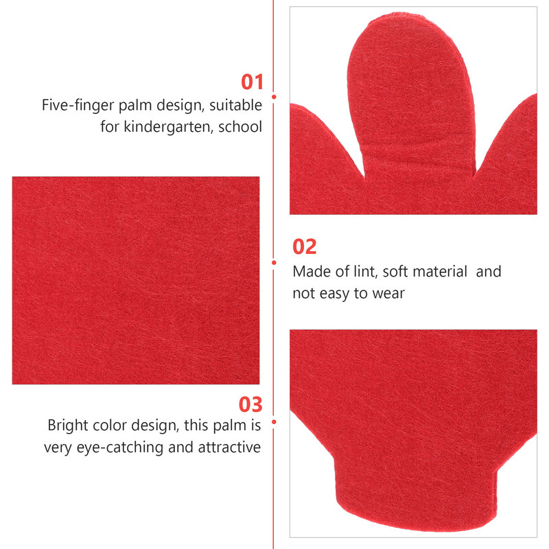 Filca audums, pirksts, sporta pasākumi, futbola ballītes dekorācijas, karsējmeiteņu preces