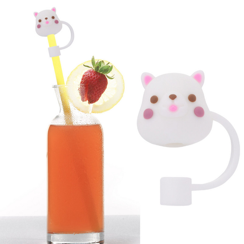 2gab. Silikona uzgaļu vāciņš, multfilma atkārtoti lietojami dzeršanas uzgaļi, vāki hermētiski blīvējuma aizbāžņi, kas nodrošina necaurlaidību