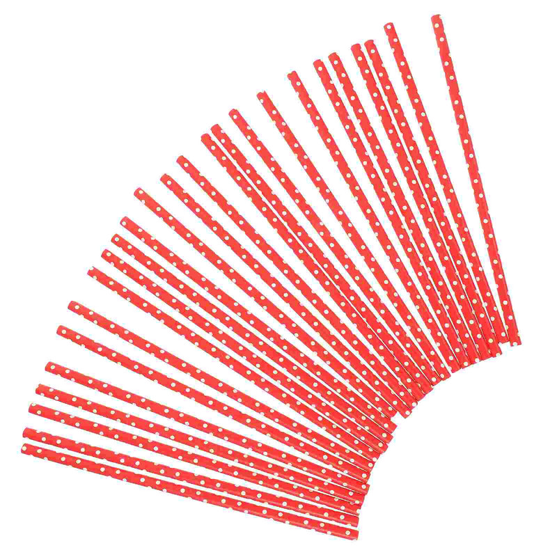 100 gab. Papīra salmiņi Taisni noārdāmi dzerami vienreizlietojami ballīšu dekori dzērieni dzimšanas dienas ceļojumi