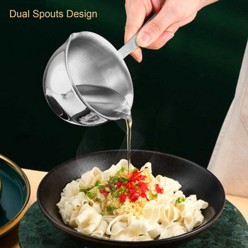 Κατσαρόλα από ανοξείδωτο χάλυβα Professional Home Cooking Sauce Tau with Pour Spouts for Milk Socolate Oil ζεστό έκπτωση