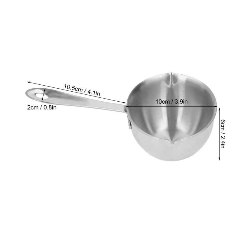Κατσαρόλα από ανοξείδωτο χάλυβα Professional Home Cooking Sauce Tau with Pour Spouts for Milk Socolate Oil ζεστό έκπτωση