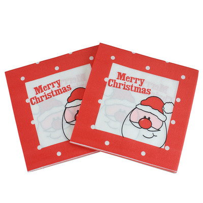 20 vnt Kalėdų dekupažo servetėlių rinkinys Kalėdų Senelio spausdintos popierinės servetėlės vakarėliams Servetėlės dekupažo rankdarbiams Naujieji 2022 metai