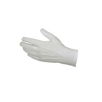 1 чифт бели официални ръкавици Смокинг Почетна гвардия Дядо Мъже Инспекция Памучни защитни работни ръкавици Многофункционални ръкавици