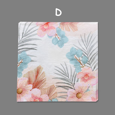 20 τμχ Flower Assorted Vintage Decoupage Χαρτοπετσέτες Crafts Χαρτί για Έπιπλα Χριστουγεννιάτικα Διακοσμητικά Τραπεζοσυνθέσεις