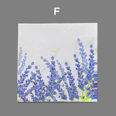 20 τμχ Flower Assorted Vintage Decoupage Χαρτοπετσέτες Crafts Χαρτί για Έπιπλα Χριστουγεννιάτικα Διακοσμητικά Τραπεζοσυνθέσεις