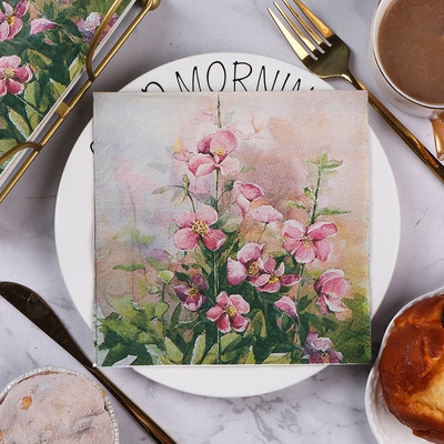 20GAB Ziedu salvetes Dažādi vintage Ziemassvētku papīra dvieļi dekupāžai Dekoratīvās mēbeles Amatniecība Kāzu svinību galda piederumi