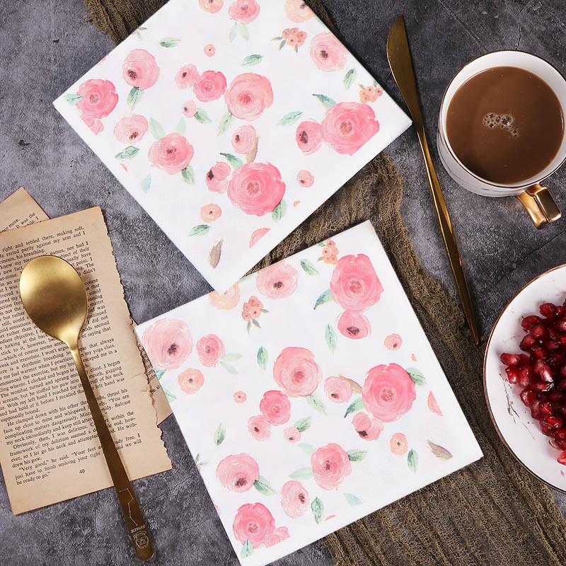 20GAB Ziedu salvetes Dažādi vintage Ziemassvētku papīra dvieļi dekupāžai Dekoratīvās mēbeles Amatniecība Kāzu svinību galda piederumi