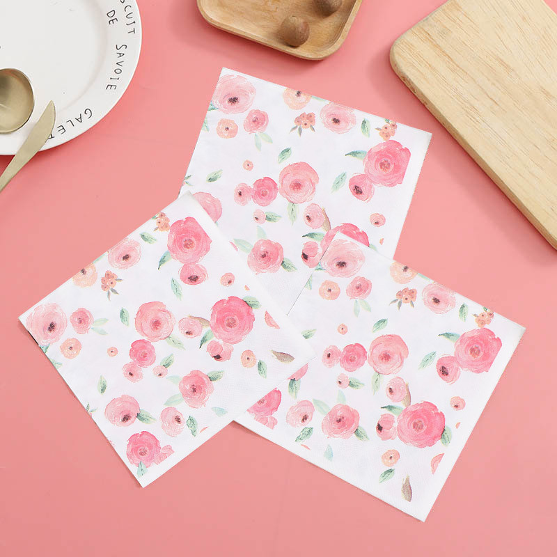 20GAB Ziedu salvetes Dažādi vintage Ziemassvētku papīra dvieļi dekupāžai Dekoratīvās mēbeles Amatniecība Kāzu svinību galda piederumi