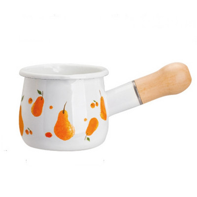 Väike majapidamispiimapott, mis sobib ketšupi moosi ja pudru jaoks, sobib ideaalselt soojendamiseks kastmete kastmed, piim, kerge