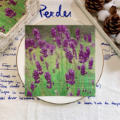 20gab/maisiņš Lavandas ziedi Dekupāžas papīra salvetes Eleganti ziedu papīra salvetes ballīšu galda piederumiem Kāzu Ziemassvētku piederumi