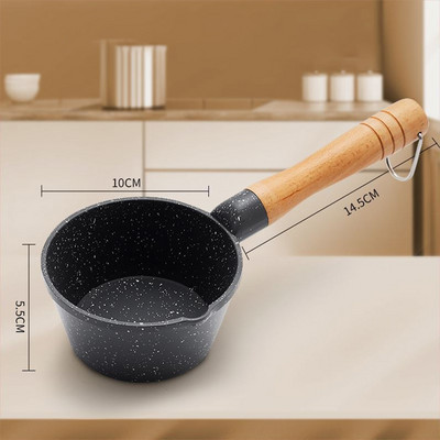 Maifan kő fröccsenő olajos edény fröccsenő olajos edény forró olaj kis edény mélyíti a mini gázt kis olajos edény tejes edény kiöntő olajteknő