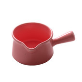 Mini puodo keraminis pieno ąsotis su rankena Mažas pieno puodelis Sriubos dubuo kepimo dubuo Maisto sulčių kibiras