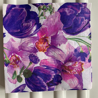 Dekupāžas galda papīra salvetes elegants salvetes vintage dvielis zieds tauriņš zīmogs dzimšanas dienas kāzu ballīte mājas skaists dekors 20