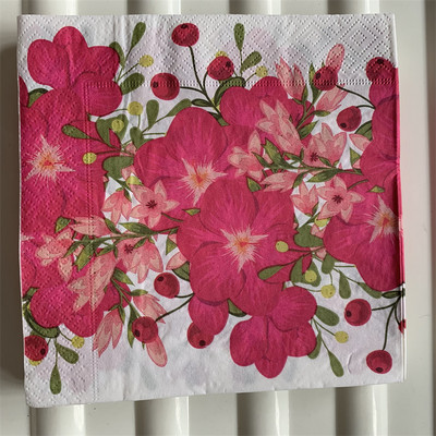 Dekupāžas galda papīra salvetes elegants salvetes vintage dvielis zieds tauriņš zīmogs dzimšanas dienas kāzu ballīte mājas skaists dekors 20