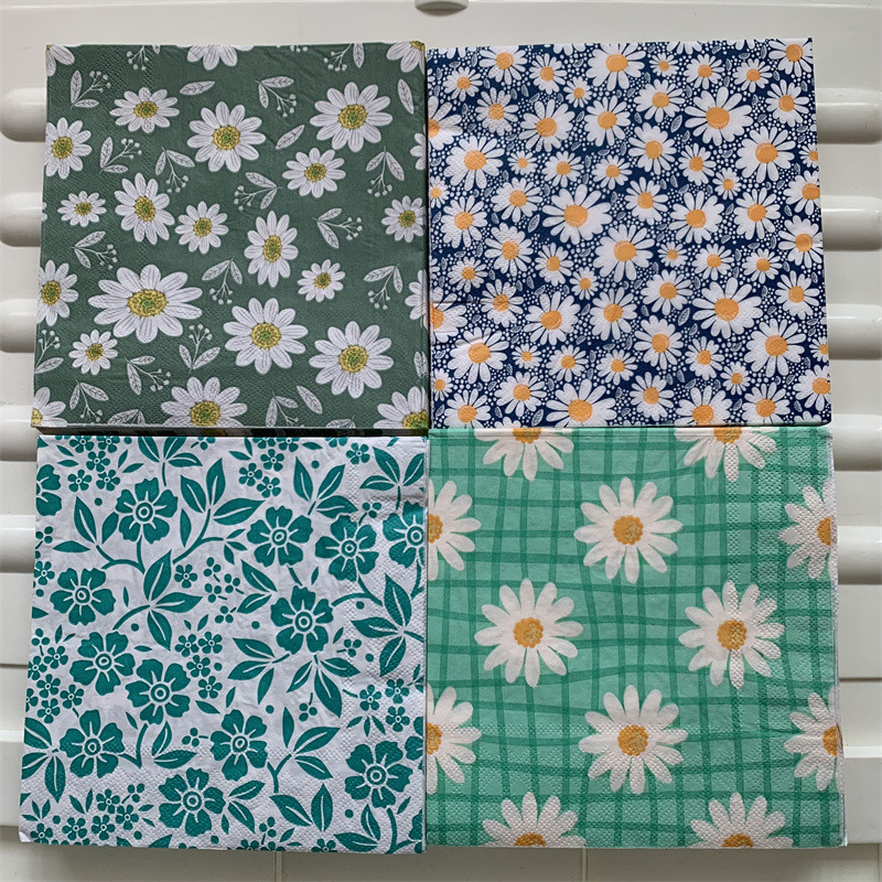 Dekupāžas galda papīra salvetes elegants salvetes vintage dvielis zieds tauriņš zīmogs dzimšanas dienas kāzu ballīte mājas skaists dekors 20