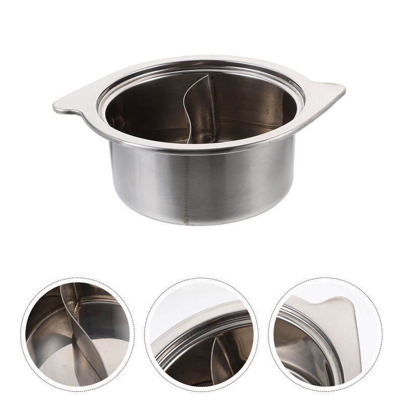 Apsaugos nuo nuplikymo keptuvės restorano sriubos puodas Buitinė virtuvės reikmenys Daugiafunkcis mini keptuvės