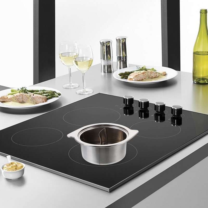 Apsaugos nuo nuplikymo keptuvės restorano sriubos puodas Buitinė virtuvės reikmenys Daugiafunkcis mini keptuvės