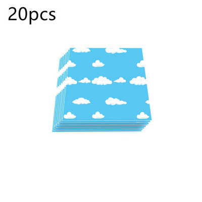 Dzsungel állati virág dinoszaurusz témájú szalvéták születésnapi dekoráció papírszalvéta gyerekeknek baba zuhany parti kellékek eldobható étkészletek