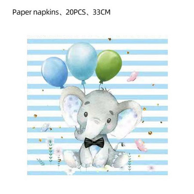 Dzsungel állati virág dinoszaurusz témájú szalvéták születésnapi dekoráció papírszalvéta gyerekeknek baba zuhany parti kellékek eldobható étkészletek