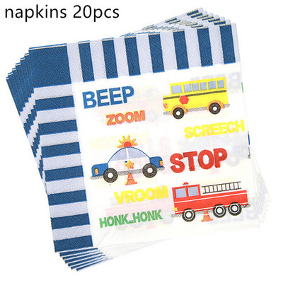 Dzsungel állati virág dinoszaurusz témájú szalvéták születésnapi dekoráció papírszalvéta gyerekeknek baba zuhany parti kellékek eldobható étkészletek