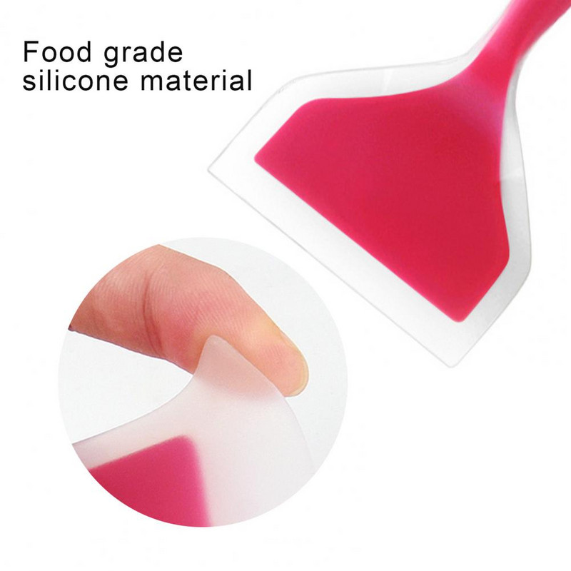 Silikoninė mentelė Lengvas virtuvės aksesuaras Silikoninis jautienos kiaušinių virtuvės platus grandiklis picos kastuvas kepimo mentelės įrankis