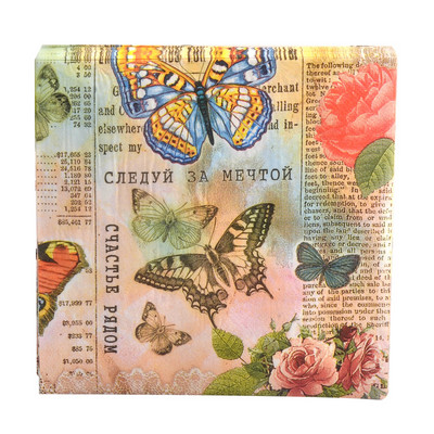 20db/tétel Lovely Flower pillangós papírszalvéták Pillangóparti szalvéták születésnapi parti kellékekhez esküvői dekorációk