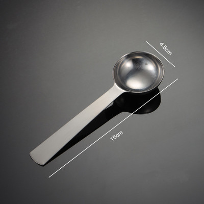 Nerūdijančio plieno daugiafunkcis kavos maistas arbatos matavimo šaukštas virtuvės reikmenys kepimo įrankiai 10-15 ml vienspalviai šaukštai