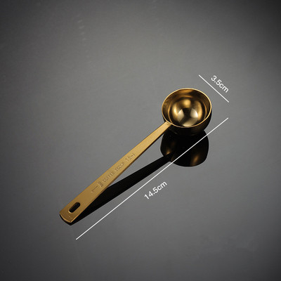 Nerūdijančio plieno daugiafunkcis kavos maistas arbatos matavimo šaukštas virtuvės reikmenys kepimo įrankiai 10-15 ml vienspalviai šaukštai