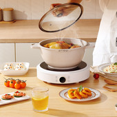 „Maifan Stone“ nepridegantis keptuvės buitinis bendrabutis makaronų puodas indukcinė viryklė dujinė virimo sriuba košės troškintuvas virtuvės pieno keptuvė