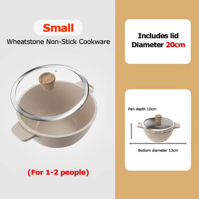 „Maifan Stone“ nepridegantis keptuvės buitinis bendrabutis makaronų puodas indukcinė viryklė dujinė virimo sriuba košės troškintuvas virtuvės pieno keptuvė