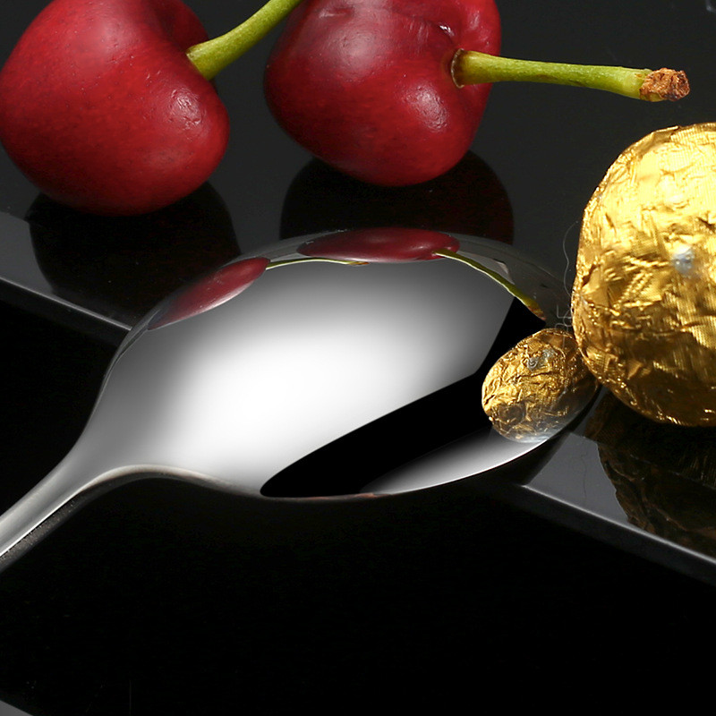 Κουτάλια 316 από ανοξείδωτο ατσάλι Κορεάτικου στυλ Κουτάλια ρυζιού με μακριά λαβή στρογγυλά κουτάλια για παιδιά οικιακά σκεύη κουζίνας