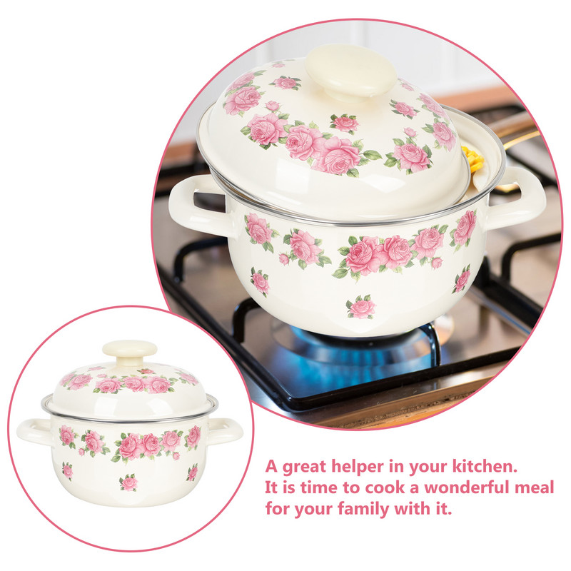 Padažas Mini orkaitės dangtis Nelipnus keptuvės kepimo sviestas Virtuvė Mini orkaitės Emalio Puodo rankena Nelipni