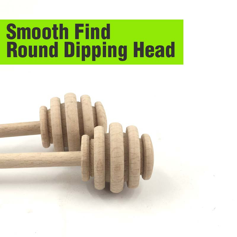 Koka medus frizzler 2GB dižskābarža koka masīvkoka ciets koks medus lācis Koka maisīšanas karote virtuves piederumi