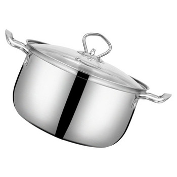 Тиган с незалепващо покритие Кухненски консумативи Домакинска готварска тенджера от неръждаема стомана Малка тенджера Котел за супа