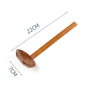 Japāņu stila garš rokturis koka karotes caurduris Trauki Ramen zupa karote Trauki Virtuves rīks Izturīgs pret deformāciju