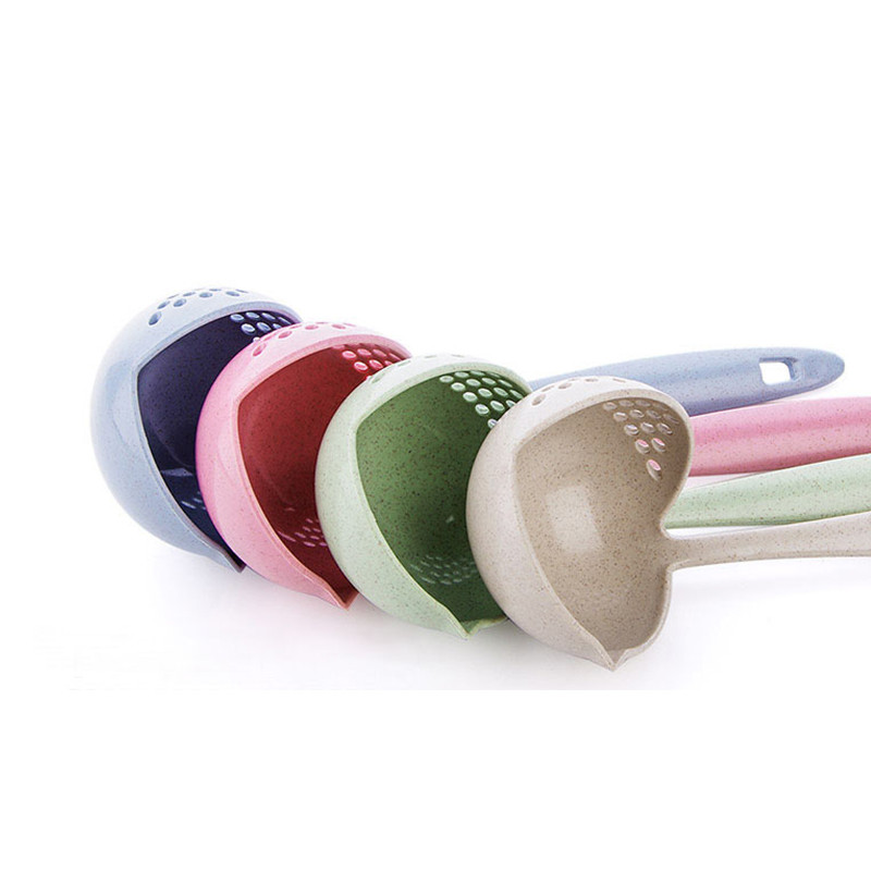 Σούπα με άχυρο σίτου Στραγγίδι Κουτάλι Κουτάλα Κατσαρόλα Κουτάλια με Μακρύ Λαβή Κουτάλι Σπίτι σουρωτήρι Μαγειρικά σκεύη Τρυπητήρι Σκεύη κουζίνας