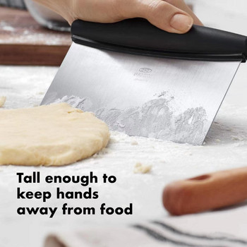 Резачка за тесто от неръждаема стомана Шпатула за крем за торта Маслено тесто Скрепер Инструменти за печене за домашно печене Режещи инструменти Кухненски джаджи