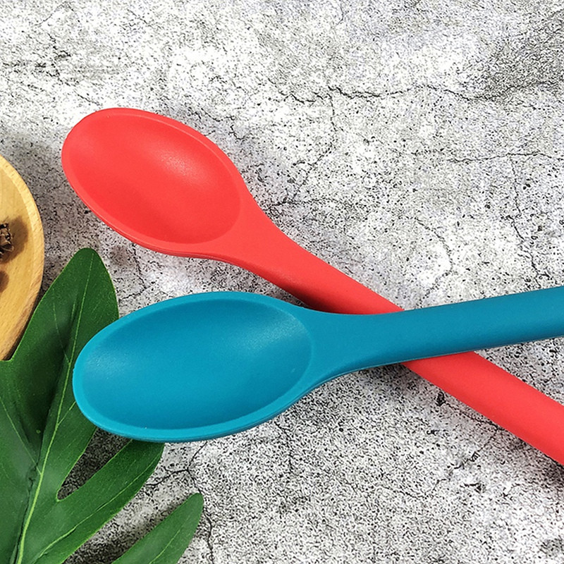 Virtuves ar garu rokturi Silikona karote Liela gatavošanas cepšana Karstumizturīga karote Pārtikas kvalitātes silikona gatavošanas piederumi Virtuves piederumi