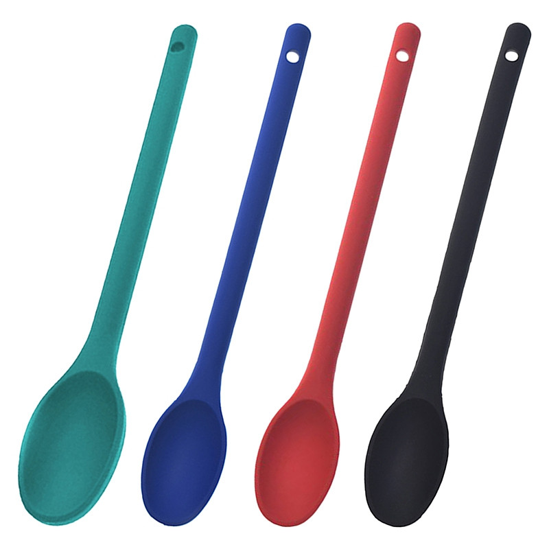 Virtuves ar garu rokturi Silikona karote Liela gatavošanas cepšana Karstumizturīga karote Pārtikas kvalitātes silikona gatavošanas piederumi Virtuves piederumi