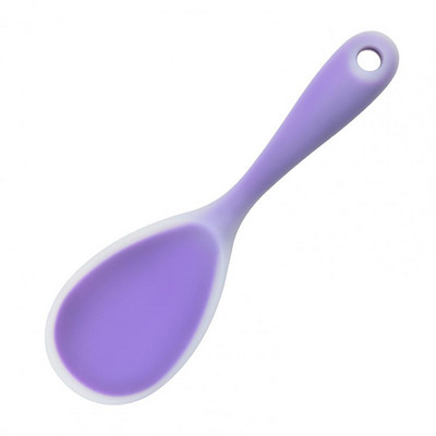 Szilikon rizskanál hőálló rizslapát Szilikon serpenyő sütőkanál hosszú nyelű rizskanál konyhai szerszám szilikon colher de